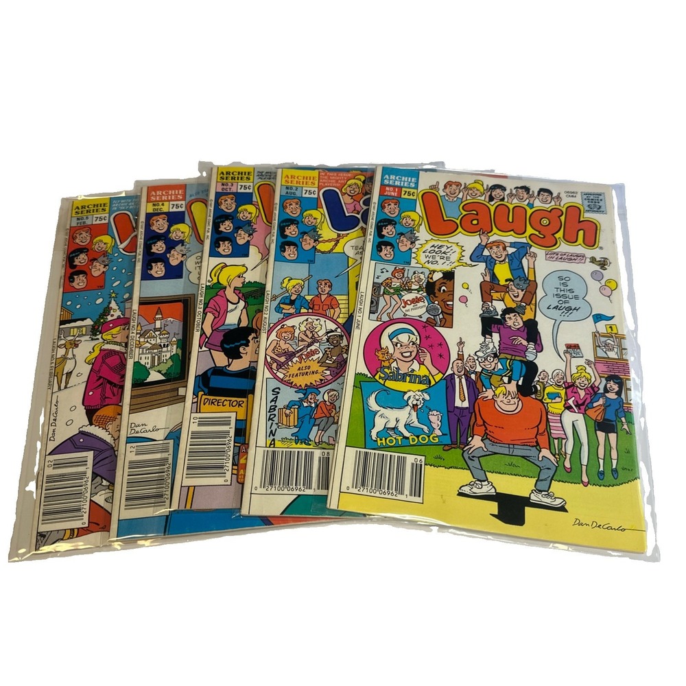 Archie Comics Laugh Series Lot Of 5. Books 1 through 5